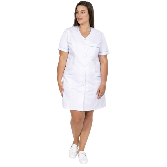 Dámsky lekársky plášť Matopat MEDIFIT model 07 biely S-M/170 Biela