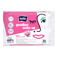 Bella Odličovacie obrúsky Goodbye make-up s aloe vera a ibištekom 20 ks 20 ks