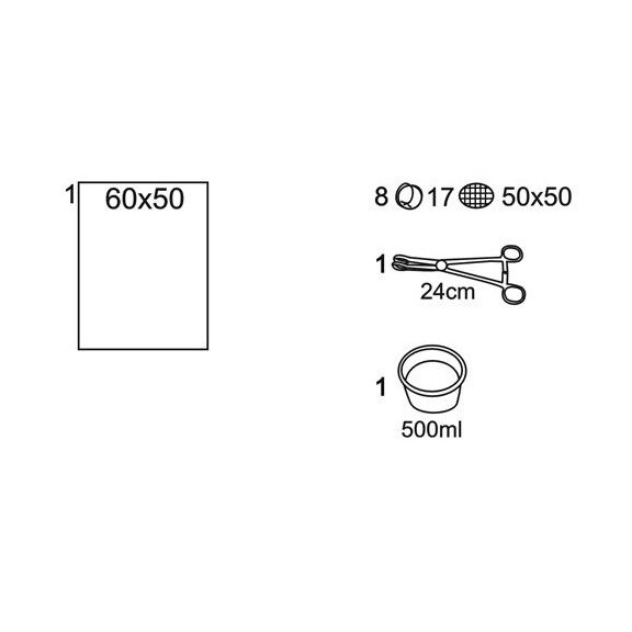 Matopat Operačný set s kompresmi 55