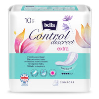 Bella Control Discreet Extra vložky na inkontinenciu pre ženy 10 ks 14 x 29,5 cm 10 ks