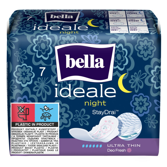 Bella Ideale StayDrai Night ultratenké vložky na noc 7 ks