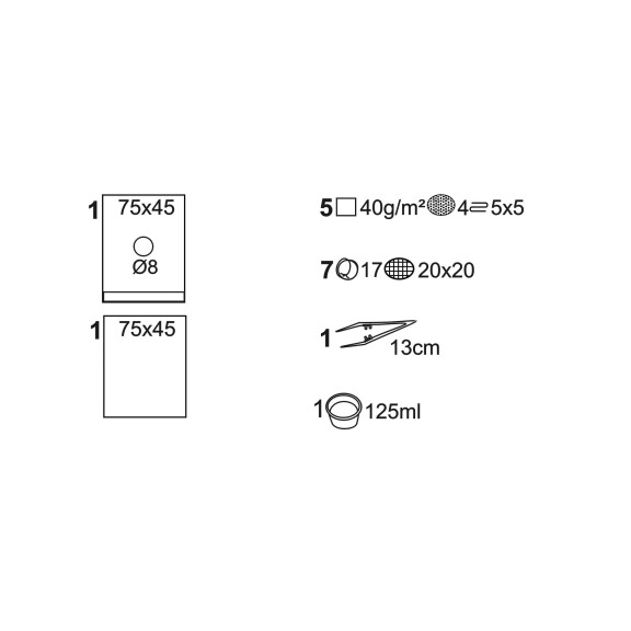 Matopat Matoset univerzálny set na zákrok v blistri 2