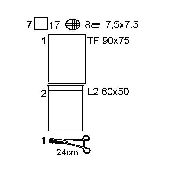 Matopat Operačný set sterilný 19