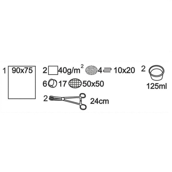 Matoset – Sterilný univerzálny operačný set v papierovo-fóliovom obale 5