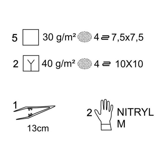 Matoset – Sterilný univerzálny operačný set v papierovo-fóliovom obale 17