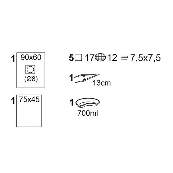 Matopat Operačný set univerzálny sterilný 17