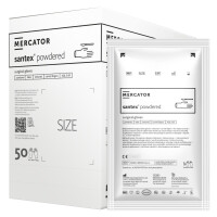 Mercator Santex Chirurgické latexové rukavice 100 kusov 7 100 ks Nie