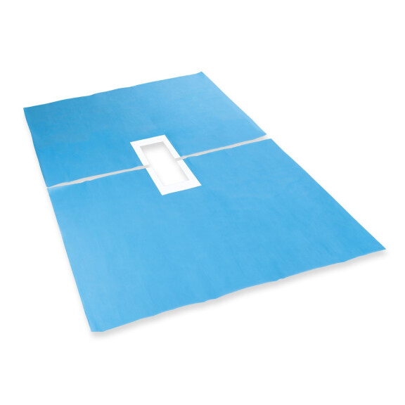Matopat Matodrape Blue Special laminované rúško na operačné pole s otvorom 45 x 75 cm 1 ks