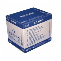 Injekčné ihly KD-Fine 100 ks 100 ks 0,6 x 30 mm 23G