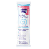 Elastický obväz Matopat Matolast UNIVERSAL na rany rôzne farby 8 cm x 4 m 1 ks Červená