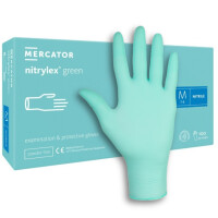 Mercator Nitrylex Green nitrilové rukavice nepudrované na vyšetrenie M