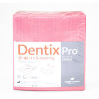 Weber&Weber Jednorazové stomatologické podbradníky DentixPro s vreckom 50 ks Ružová