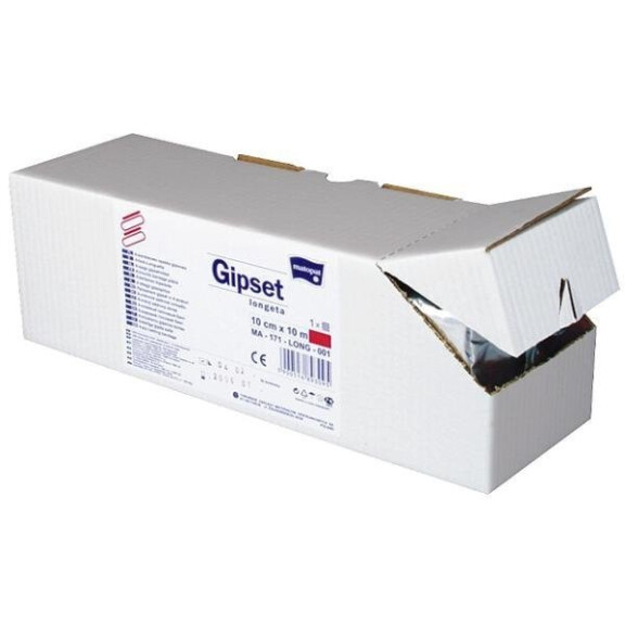 Rýchlotuhnúca sadrová dlaha (longeta) Matopat Gipset na znehybnenie končatín 15 cm x 20 m 1 ks