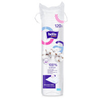 Pakiet 40x Bella Cotton Okrúhle odličovacie tampóny na tvár 120 ks