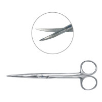 Matopat Instrument – chirurgické nožnice Mayo-Stille, zahnuté, tupo-tupé, sterilné 25 ks 18 cm