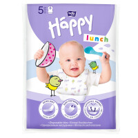 Bella Baby Happy Lunch jednorazové podbradníky pre deti 5 ks