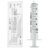 Pakiet 12x KDM Striekačka 2-dielna Luer KD-JECT II 100 ks 100 ks, 10 ml