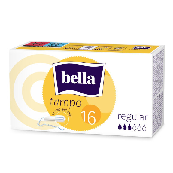 Pakiet 20x Bella Tampo Regular tampóny na miernu menštruáciu 16 ks