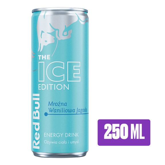 Red Bull ICE Edition waniliowa jagoda Napój Energetyczny 250ml