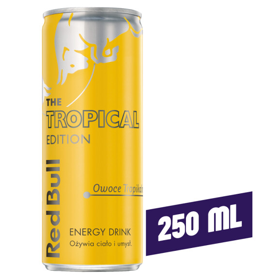 Red Bull Tropical Owoce Tropikalne Napój Energetyczny 250ml