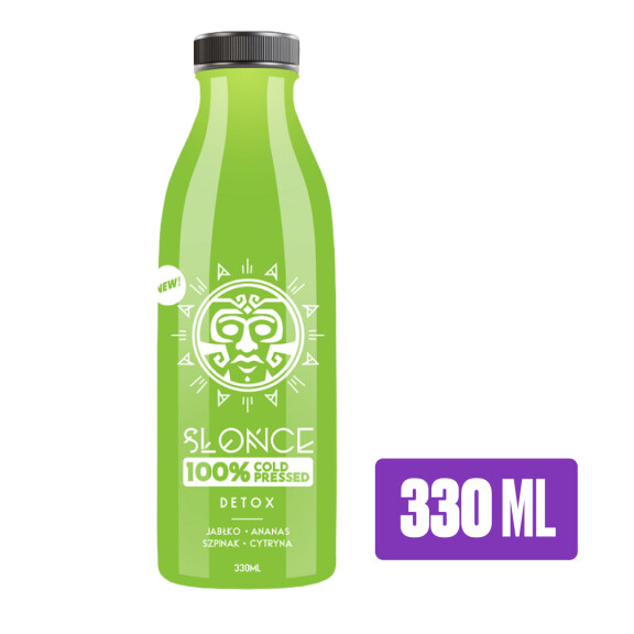 Natura Cold Press Sok SŁOŃCE - Detox 330ml