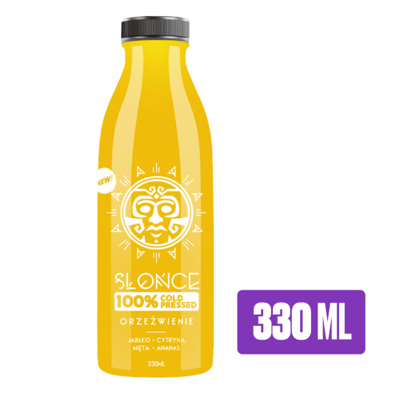 Natura Cold Press Sok SŁOŃCE - Orzeźwienie 330ml