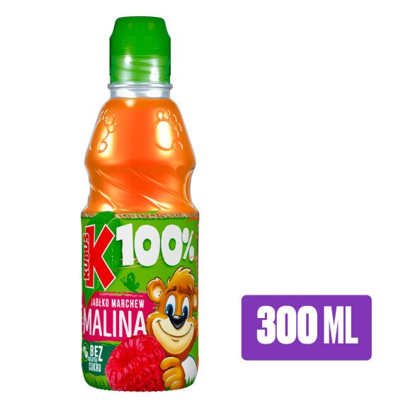 Kubuś sok 100% malina-marchew-jabłko 300ml