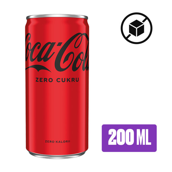 Coca-Cola zero napój gazowany 200ml puszka
