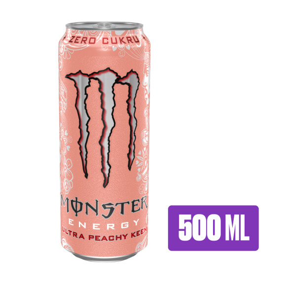 Monster Energy Ultra Peachy Keen gazowany napój energetyczny 500ml
