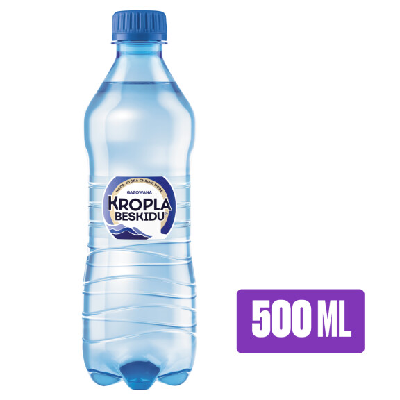 Kropla Beskidu naturalna woda mineralna gazowana 500ml