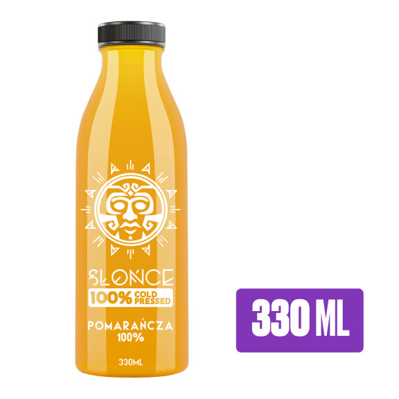 Natura Cold Press Sok SŁOŃCE - Pomarańcza 330ml