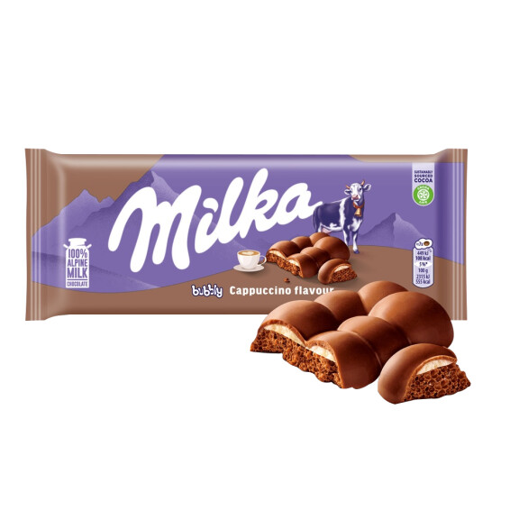 Milka czekolada Bubbly Cappucino 97g