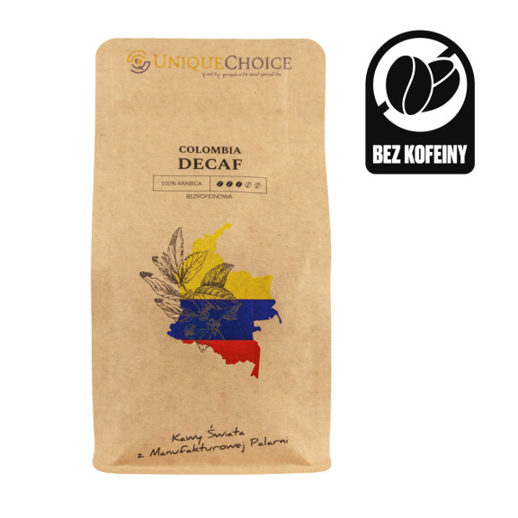 Unique Choice Kawa ziarnista Colombia Decaf 250g