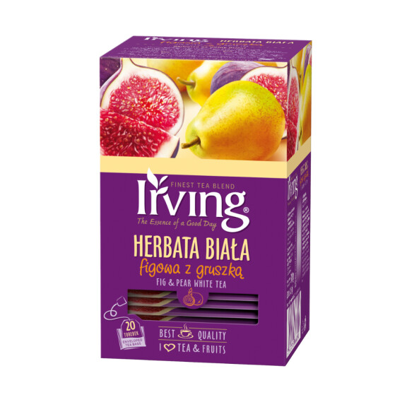 Irving herbata biała figowa z gruszką 20szt