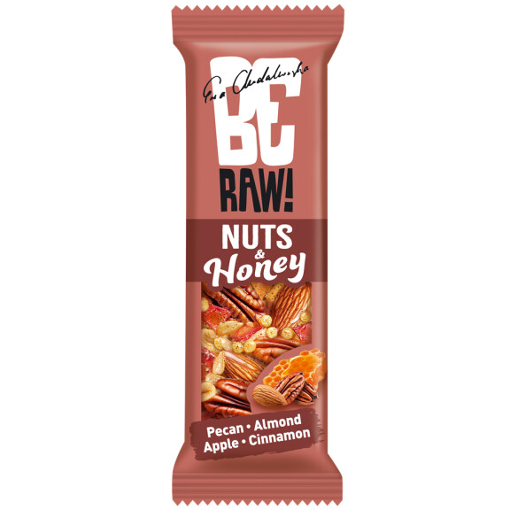 BeRAW Baton Nuts&Honey Pekan z miodem 30g