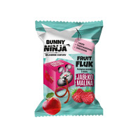 Ninja Bunny przekąska owocowa Fruit Fluk o smaku jabłko-malina 15 g