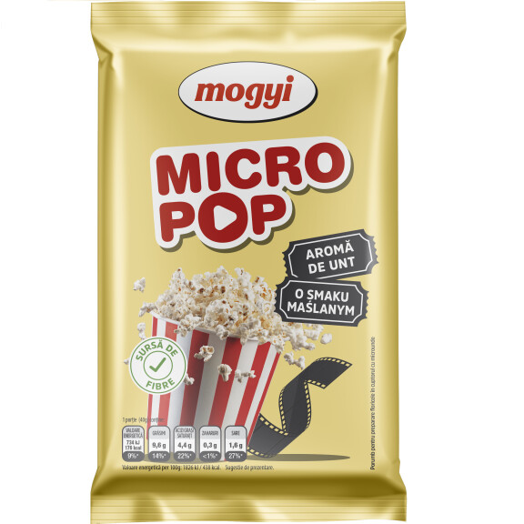 Micropop - popcorn do mikrofali o smaku maślanym 80g