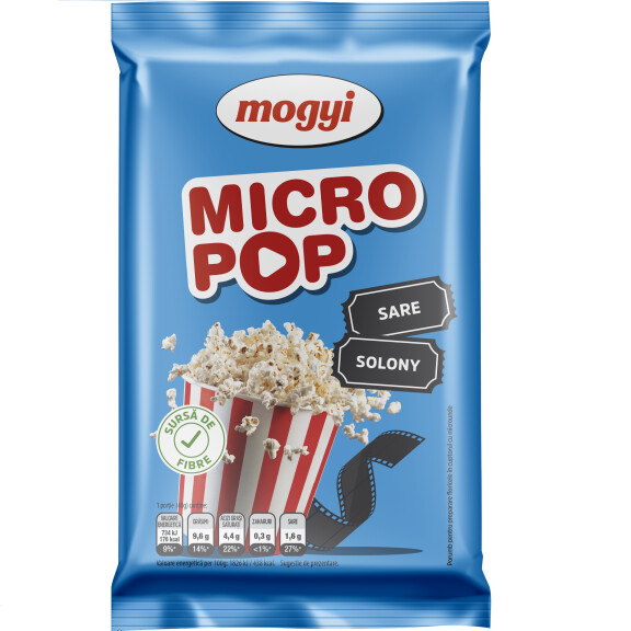 Micropop - popcorn do mikrofali solony 80g