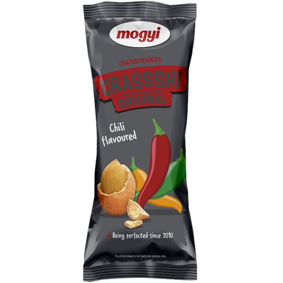 Crasssh - orzeszki ziemne w skorupce o smaku chili 60g