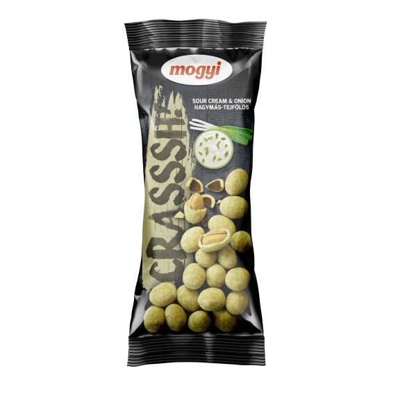 Crasssh - orzeszki ziemne w skorupce o smaku cebulki ze śmietanką 60g