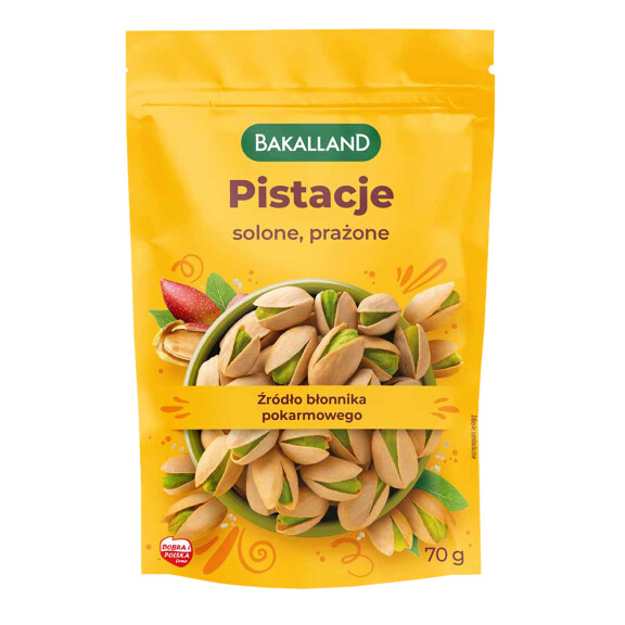 Bakalland Pistacje prażone 70g