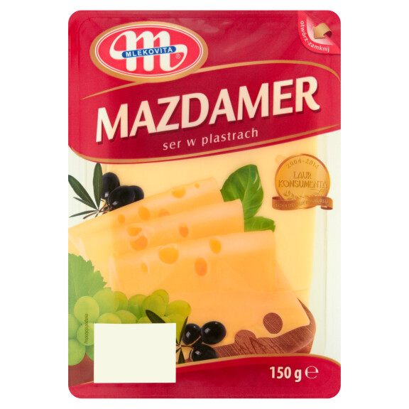 Mlekovita ser żółty Mazdamer plastry 150g