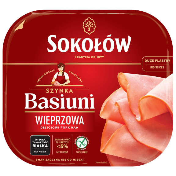 Sokołów szynka basiuni ekstra 140g
