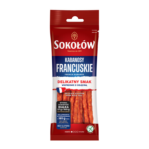 Sokołów Gold kabanosy francuskie 100g