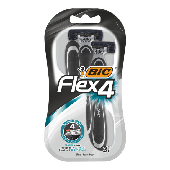 Bic Flex4 jednorazowe maszynki do golenia męskie 3szt