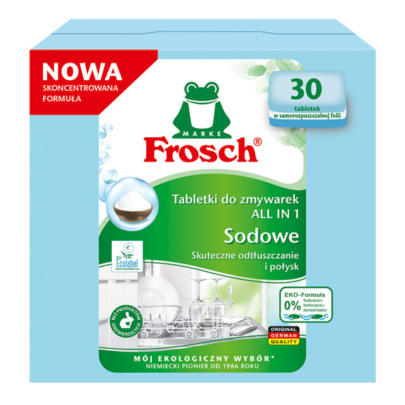 Frosch Sodowe tabletki do zmywarek 30 szt.