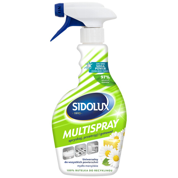 Sidolux multispray uniwersalny mydło marsylskie 500ml