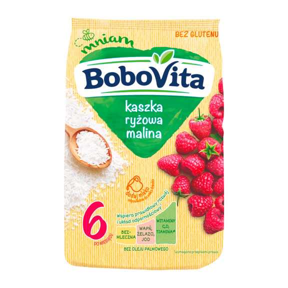 Bobovita Kaszka  Ryżowa Z Malina 5Mc 180g
