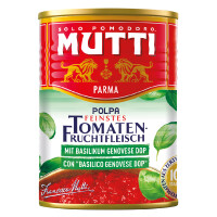 Mutti Pomidory krojone z bazylią 400g