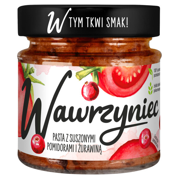 Wawrzyniec pasta z suszonymi pomidorami i żurawiną 180g